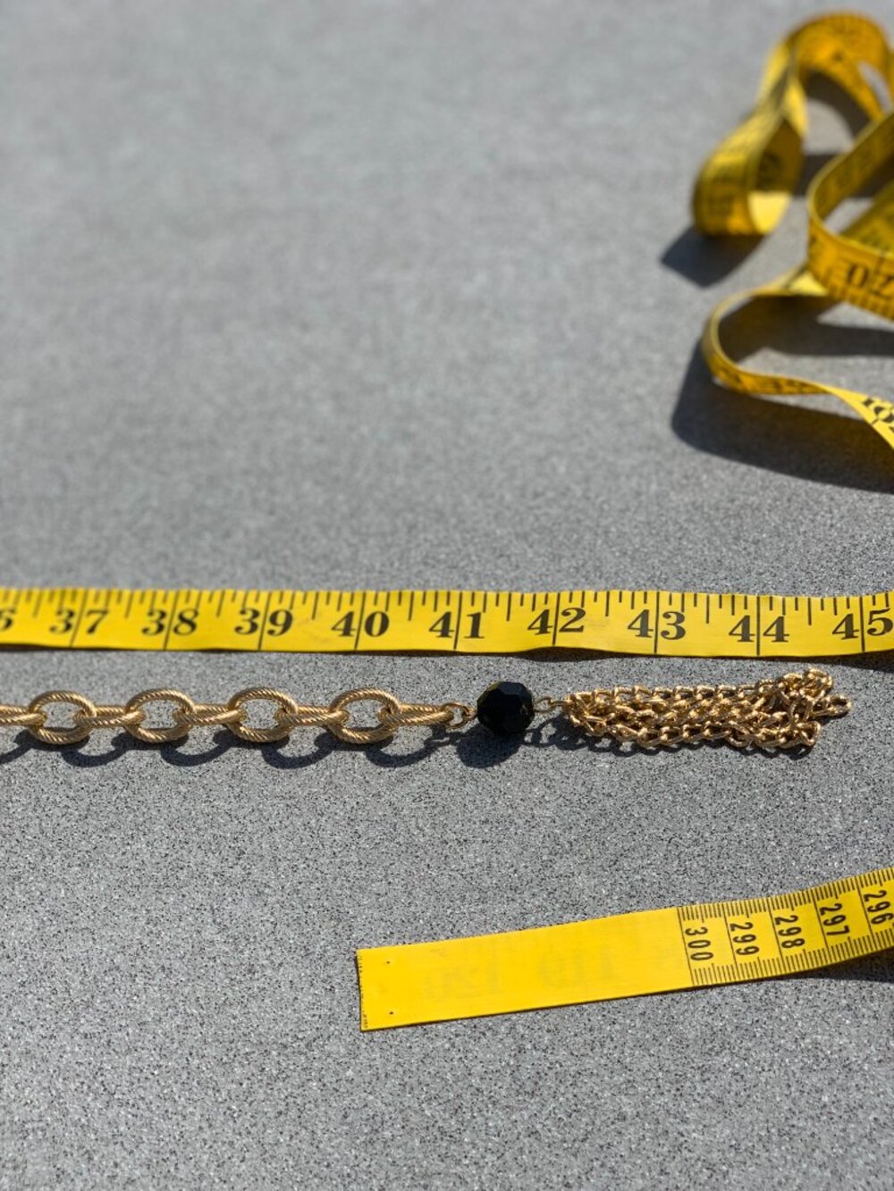 Vintage 70s Gold Hip Waist Chain Belt Bikini Body Jewelry 41 Inch Beach Festival - Picture 8 of 9